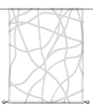 Moderna lines grey, Scheibenhänger eckig